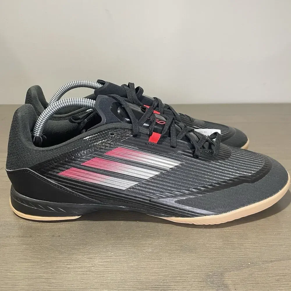 Adidas Mens Size 11 Shoes NEW F50 League Indoor Soccer IN Black Red IE1227